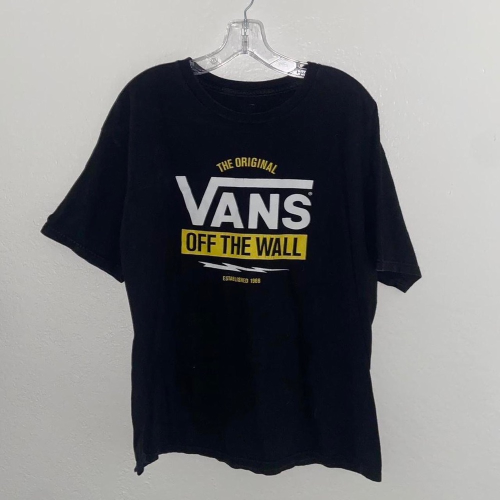 Vans top short sleeve graphic tee oversized y2k vintage grunge street wear shirt